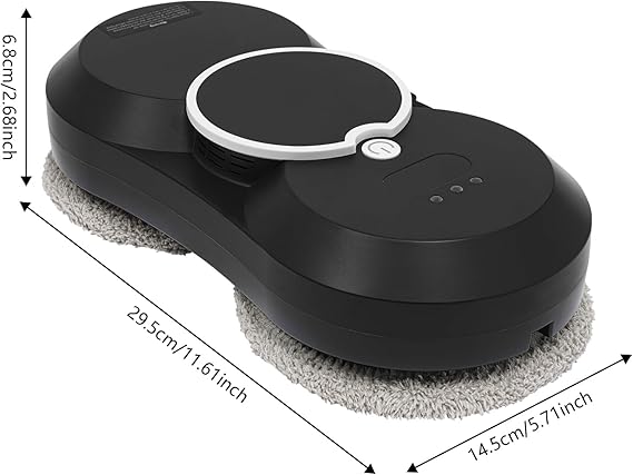 Robot Limpiador de Ventanas Inteligente con Spray y Control Remoto