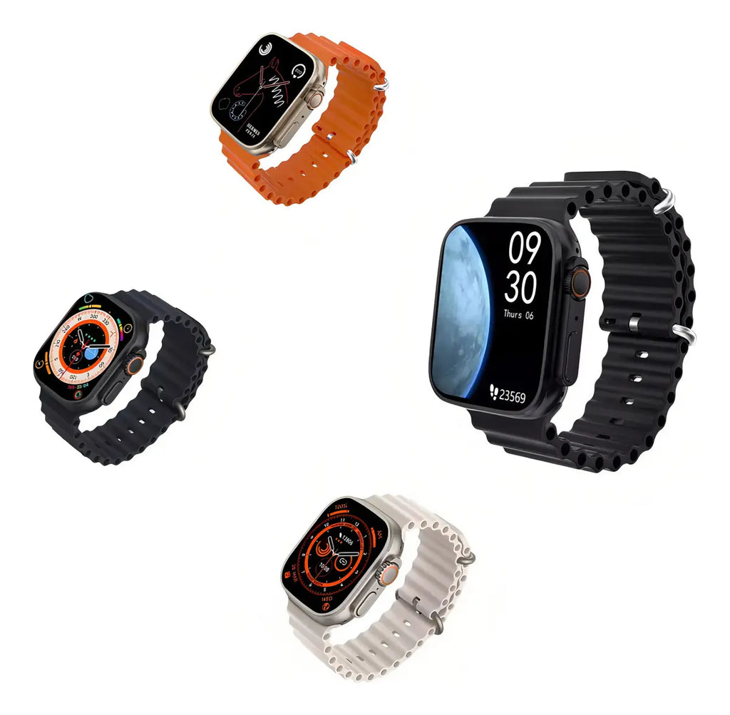 Combo Reloj Inteligente con 2 correas más audífonos con carga